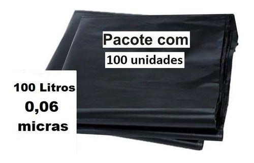 Imagem de Saco De Lixo 100 Litros Super Reforçado P6- Pct 100 Unidades