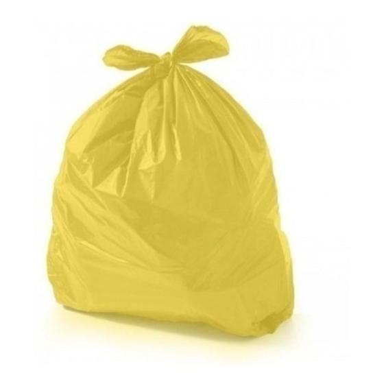 Imagem de Saco De Lixo 20 Litros Amarelo Com 100 Unidades Recicláveis