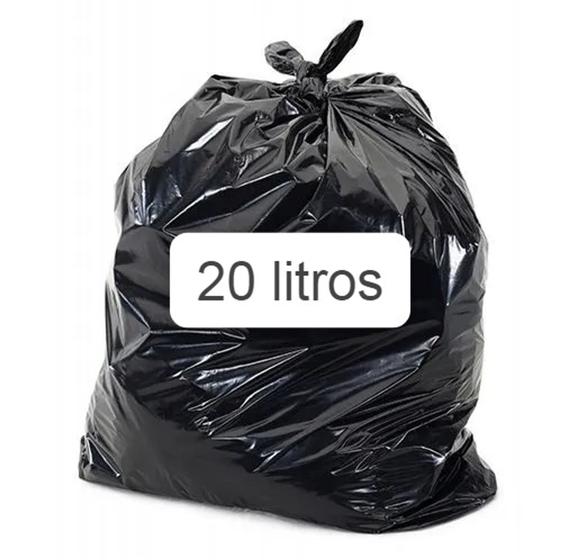 Saco de lixo 20 Litros , com 100un. Super reforçado 0,08. Menor preço em Saco de lixo 20 Litros , com 100un. Super reforçado 0,08.
