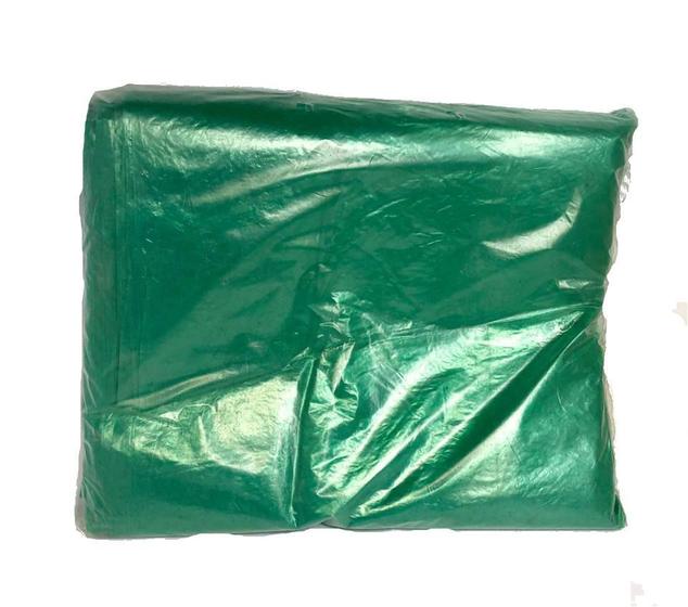 Imagem de Saco De Lixo 40 Litros Colorido Verde Comum Com 100 Unid.