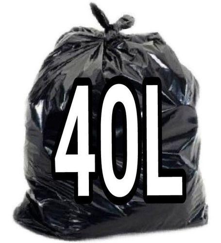 Imagem de Saco De Lixo 40 Litros Preto 100Un Resistente