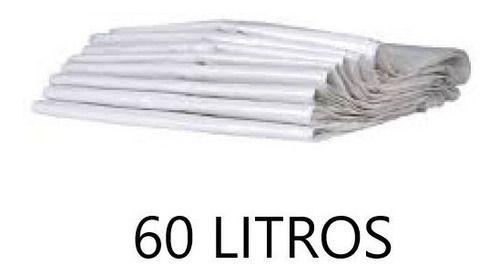 Imagem de Saco De Lixo Branco 60 Litros Pacote Com 100Un