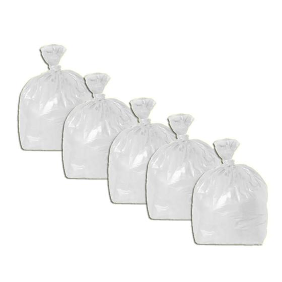 Imagem de Saco De Lixo Branco 60L Pacote Com 100 Kit 5