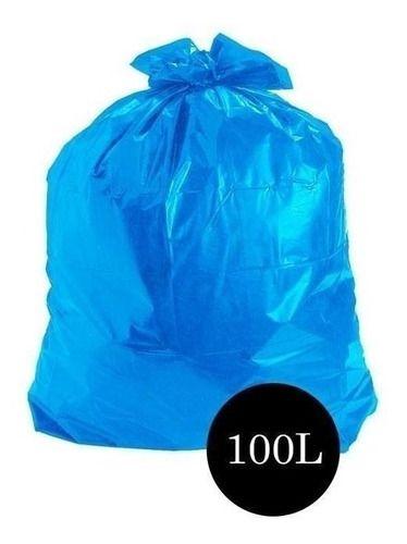 Imagem de Saco De Lixo Comum Azul M4 100lts Pct C/100 Un