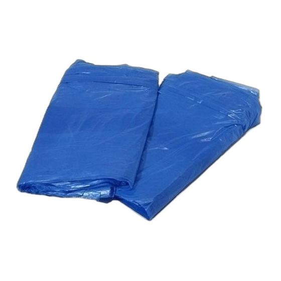 Imagem de Saco De Lixo Plástico Azul 40 Litros Com 100Un