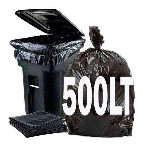 Imagem de Saco De Lixo Preto 500 Litros  C/100 Reforçado