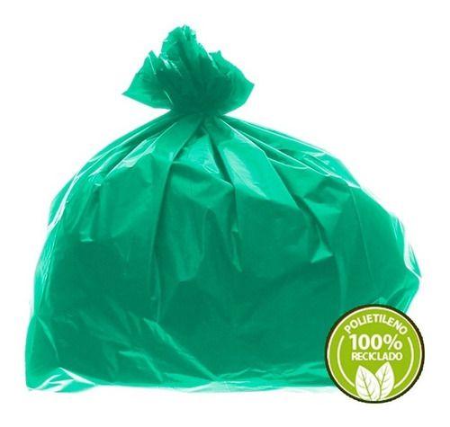 Imagem de Saco De Lixo Super Leve 60 Litros Verde 100un - 10pct