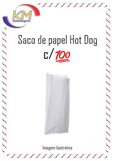 Saco de papel hot dog c/100 unid. - 8x18cm - lanchinho, saquinho de papel, cachorro quente (742) Menor preço em Saco de papel hot dog c/100 unid. - 8x18cm - lanchinho, saquinho de papel, cachorro quente (742)