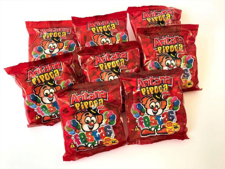 Imagem de Saco De Pipoca Doce Aritana Com 50 Unidades De 10 Gramas