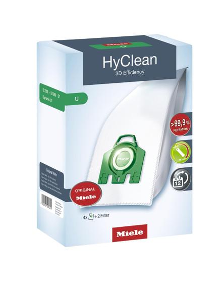 Imagem de Saco de pó para aspirador Miele AirClean Type U com 4 sacos e 2 filtros