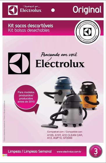 Imagem de Saco descartável a10 a13 aqp10 e gt200 electrolux-3 un cse09