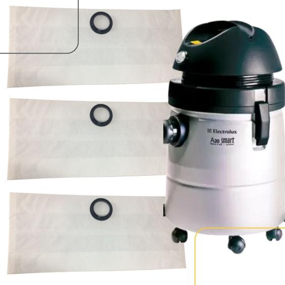 Imagem de Saco Descartável Aspirador Electrolux A20 Smart c/03 un Refil com Bocal de encaixe 65mm