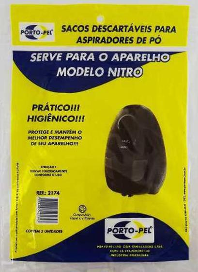 Imagem de Saco Descartavel Para Aspirador De Po Arno Nitro