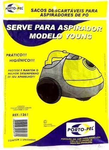 Imagem de Saco Descartável Para Aspirador Modelo Young