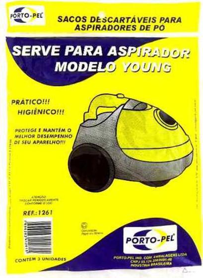 Imagem de Saco Descartável Para Aspirador Modelo Young.