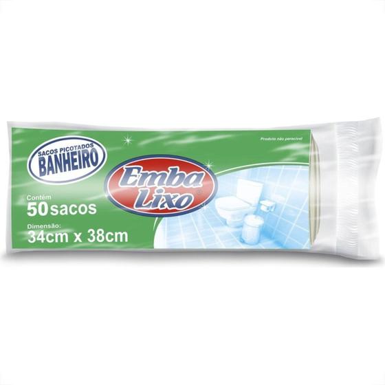 Imagem de Saco Embalixo Rolo Para Wc Com 50 Sacos 510136