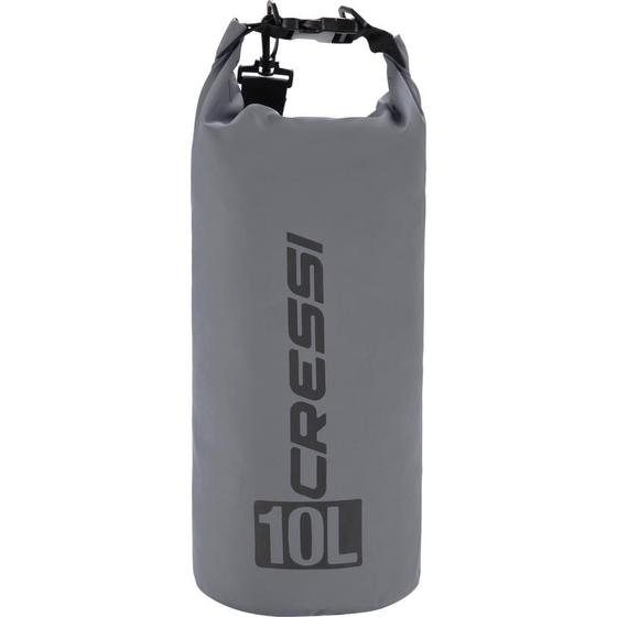 Imagem de Saco Estanque Impermeável Cressi Dry Bag Tarpulin 10 Cinza