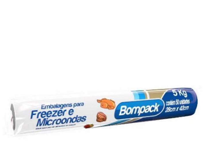 Imagem de Saco Freezer E Microondas 5kg 02 rolos de 50 Un