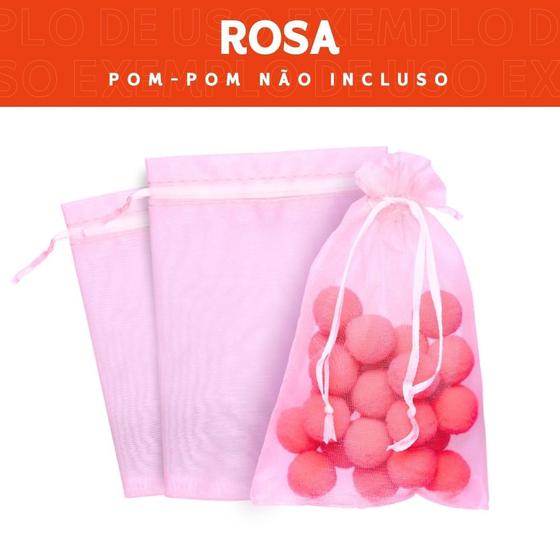 Imagem de Saco Organza - Saquinho Para Lembrancinha 13x18 Diversas Cores - 10/20/30/50/100 Unidades - Nybc