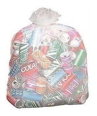 Imagem de Saco P/ Lixo De 200 L Transparente  C/100