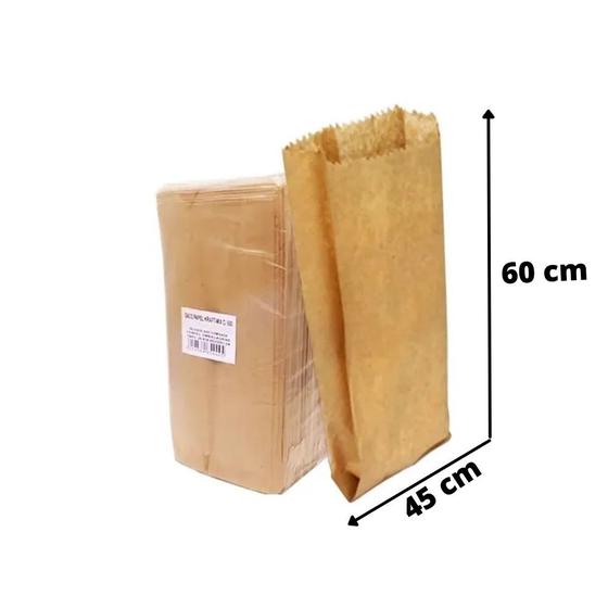 Imagem de Saco papel kraft 15 kg com 500 unidades