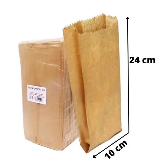 Imagem de Saco papel kraft 1kg com 500 unidades - chiara