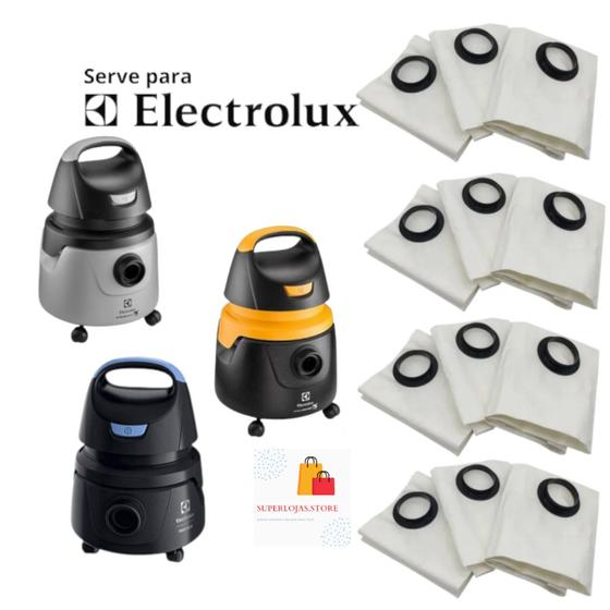 Imagem de Saco Para Aspirador De Pó Eletrolux A10 Smart com 12 Unidades