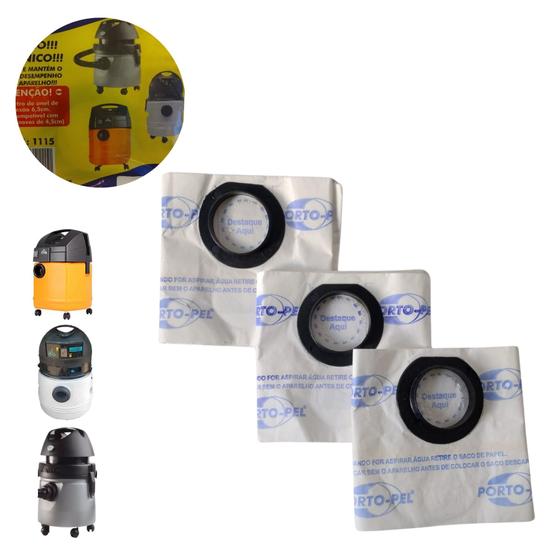 Imagem de Saco para aspirador de pó modelos a10/ a13 ref.1115 3 und.