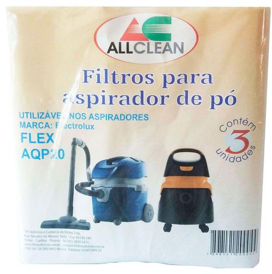 Imagem de Saco Para Aspirador Po Electrolux Flex 1400w Flex S Flex C Flex Green