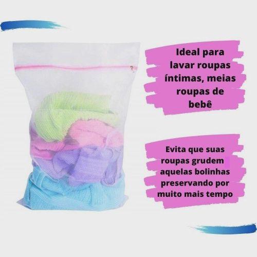 Imagem de Saco para lavar roupas maxximo roupas delicadas e lingeries