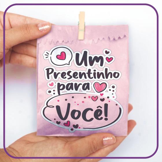 Imagem de Saco para Lembrancinha - Um Presentinho Para Você (25 Unidades)