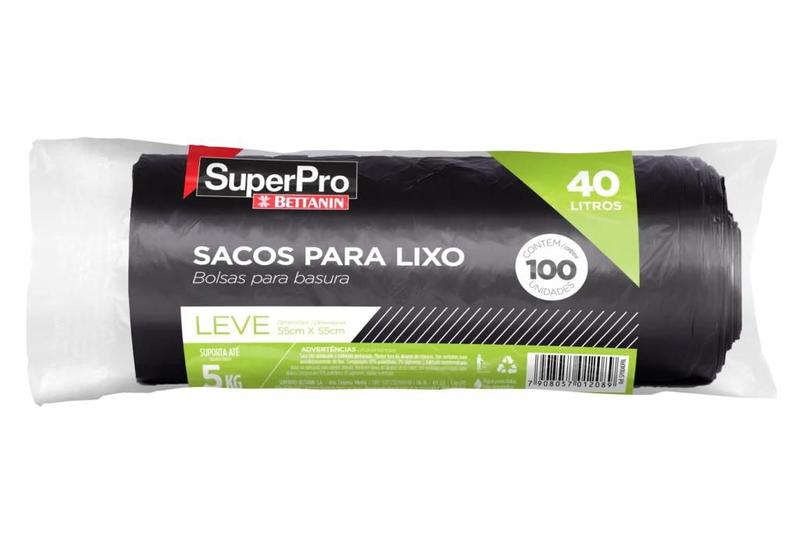 Imagem de Saco Para Lixo 40L LEVE 55Cm X 55Cm Barato