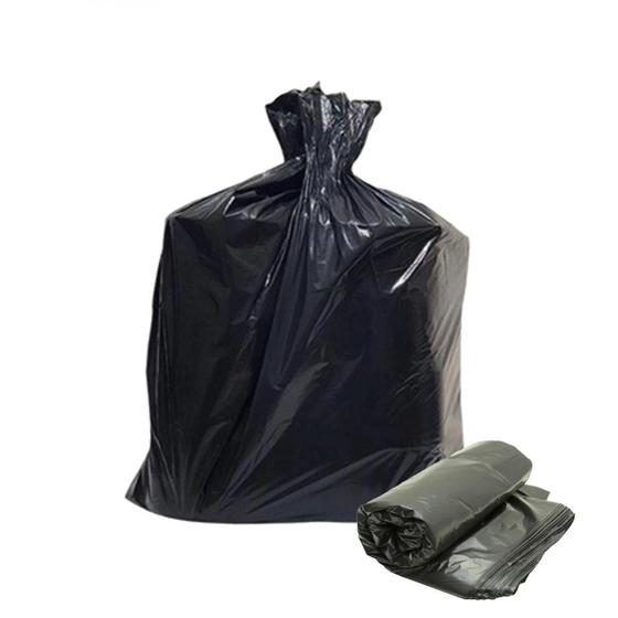 Imagem de Saco Para Lixo Preto Reforçado 8 Ms 240 Litros Com 50 Un