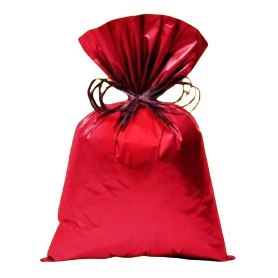 Imagem de Saco Para Presente Vermelho 30Cm X 44Cm Com 50 Un Cromus