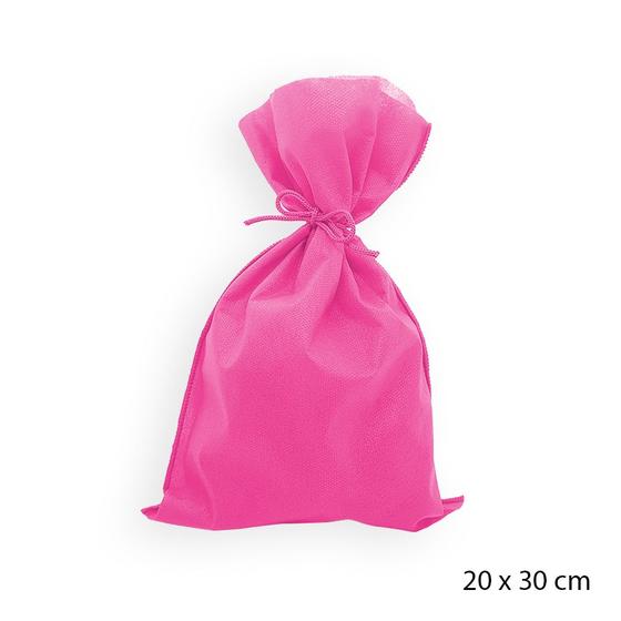 Imagem de Saco para Surpresas em TNT - 20 x 30 cm - Rosa Pink - 10 unidades - Best Fest - Rizzo