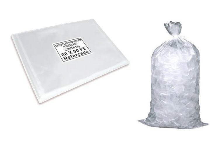 Imagem de Saco Plástico Transparente Cesta Básica 50X70 0,012Mm (1Pct)