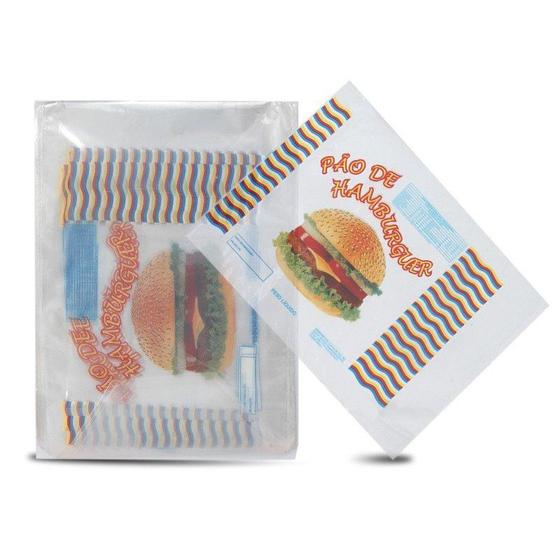Imagem de Saco PP Pão De Hamburgue 6 Unidade Com 100 - Ecoplas