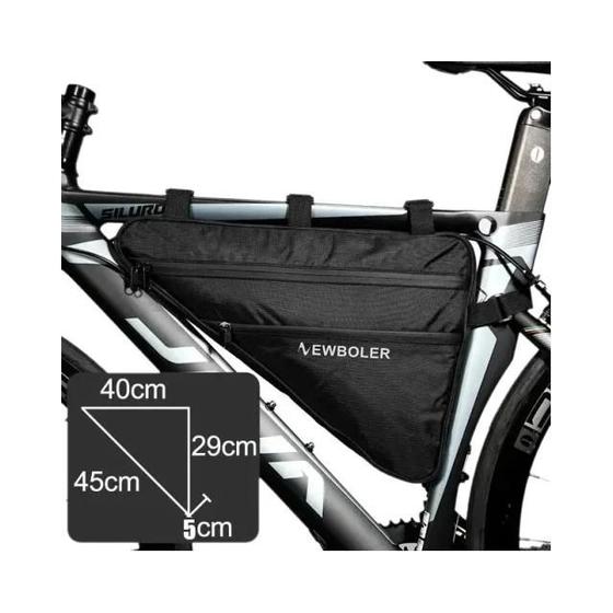 Imagem de Saco Triangular para Bicicleta à Prova d'Água Newboler - Grande Capacidade