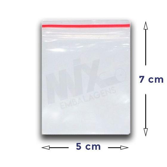 Imagem de Saco Zip Lock Hermético N1 - 5x7 - C/ 1000 Unid.