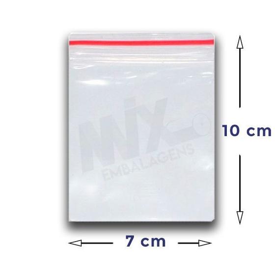 Imagem de Saco Zip Lock Hermético N3 - 7x10 - C/ 100 Unid.