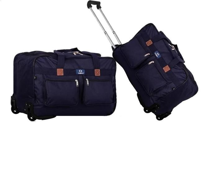 Sacola Bolsa Mala De Viagem De Bordo Média Com Rodinhas - Yins - Sacola ...