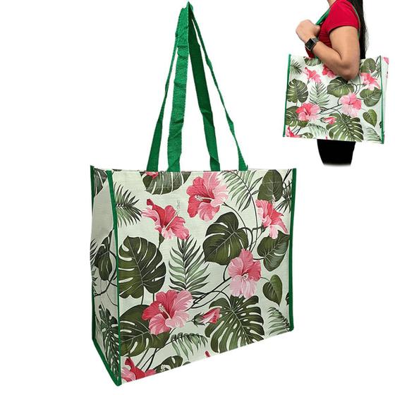 Imagem de Sacola Compras Ecológica Reutilizável Bolsa Ecologica Ecobag