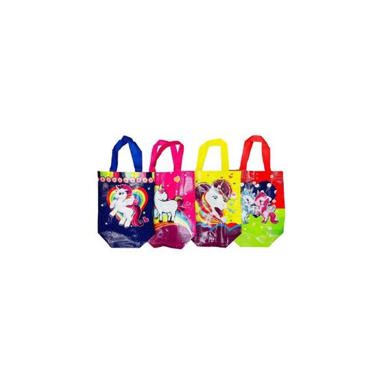 Imagem de Sacola de Compras Reutilizável - Pacote com 12 Designs de Unicórnio