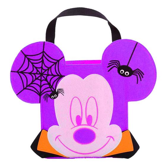 Imagem de Sacola de Halloween c/ Alça - Mickey Roxo - 1 unidade - Cromus - Rizzo