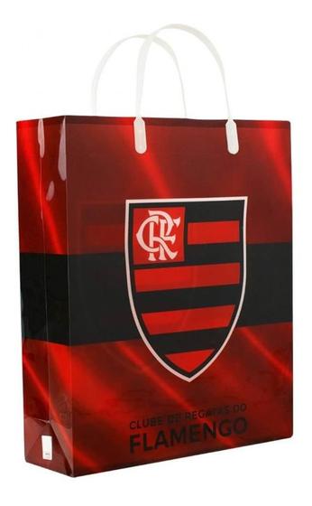 Imagem de Sacola De Presentes Cores Time 33x9x27cm - Flamengo