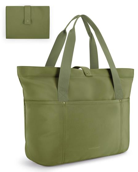 Imagem de Sacola Dobrável BAGSMART para Mulheres - 20 Litros (Verde Militar)