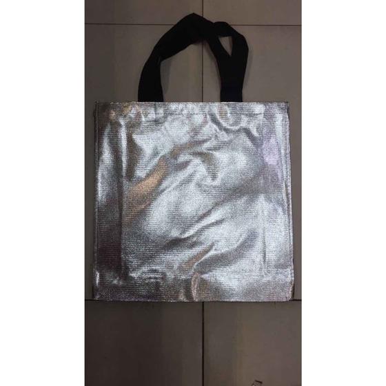 Imagem de Sacola Eco Bag para Sublimação 30x30 Glither Prata