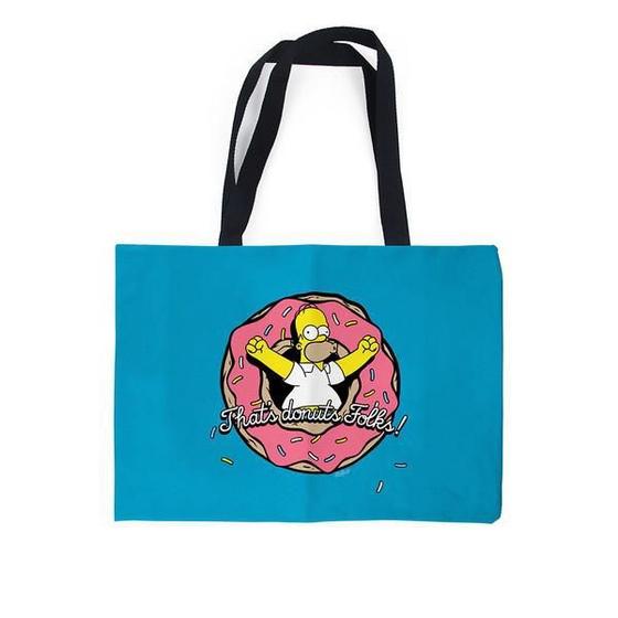 Imagem de Sacola Ecológica Ecobag Estampada Donuts Homer Simpson