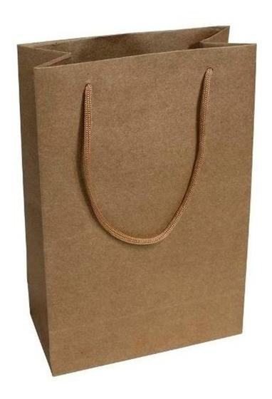 Sacola papel Kraft 23x16x6 (M) c/10 unids Menor preço em Sacola papel Kraft 23x16x6 (M) c/10 unids