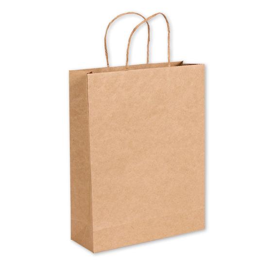 Sacola Papel Kraft Alça P 18x22x9cm 100und Menor preço em Sacola Papel Kraft Alça P 18x22x9cm 100und